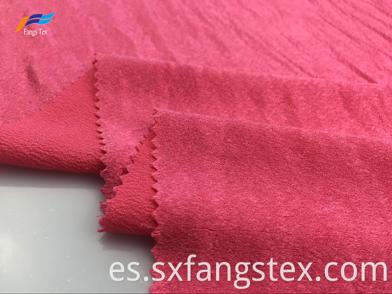 Crepe Satin 100% 75D*150D Polyester Ladies Dress Fabrics 1
